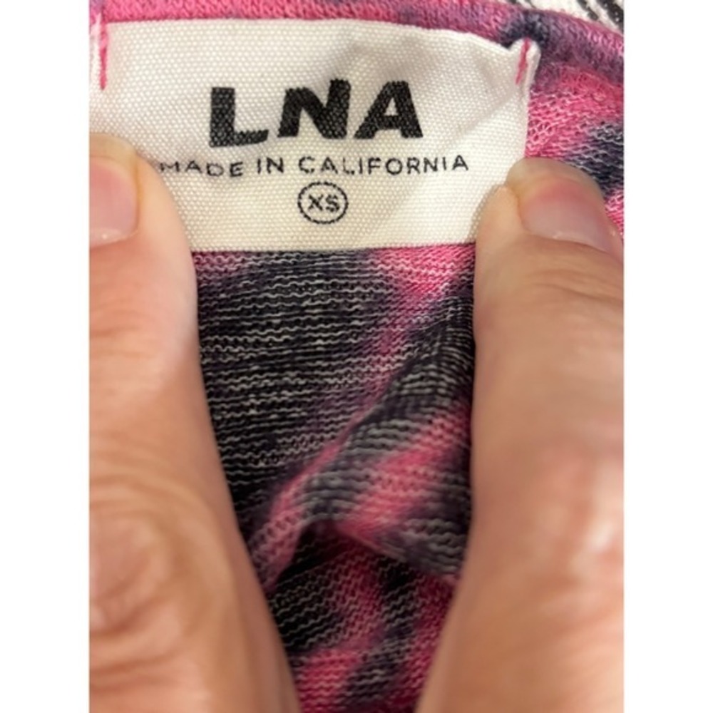 Aritizia LNA Made in California Pink Zebra Print Sleeveless Tank Top XS - Picture 6 of 7